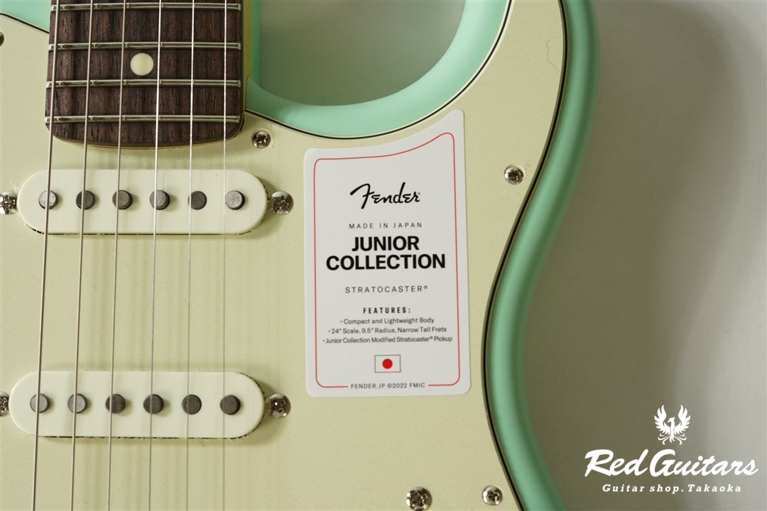 Fender MADE IN JAPAN JUNIOR COLLECTION STRATOCASTER - Satin Surf ...